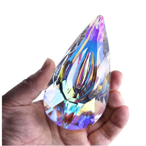 Colored Crystal Prism Rainbow Maker Pendant Window‎ Hanging Sun Catchers - Picture 1 of 8